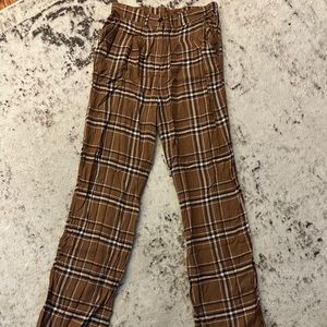 Plaid Pants